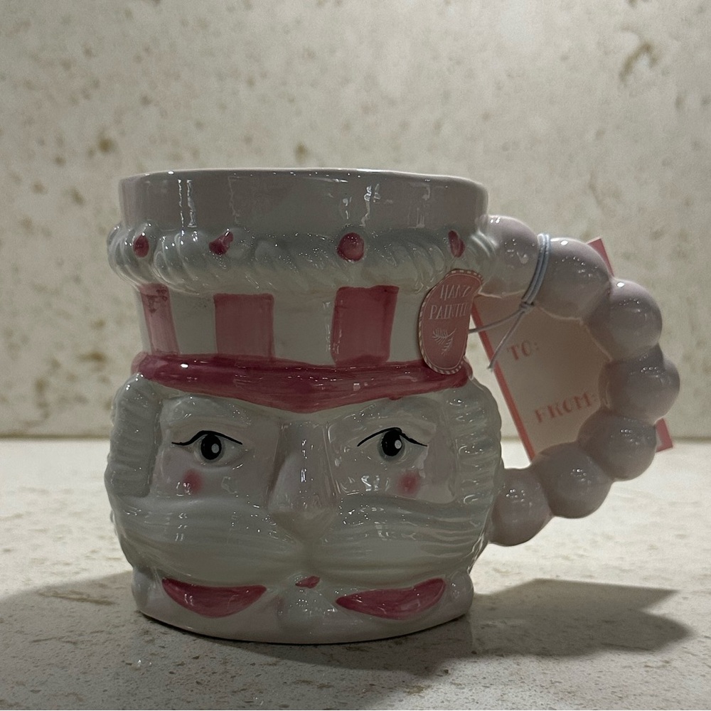 Peppermint & Pine Pink & White Nutcracker Christmas Mug *BNWT*